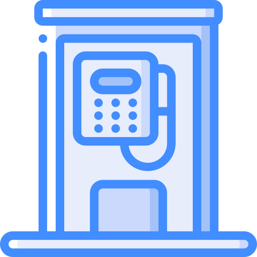 cabine téléphonique Basic Miscellany Blue Icône