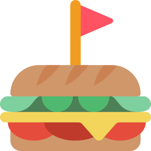 sandwich Basic Miscellany Flat icoon