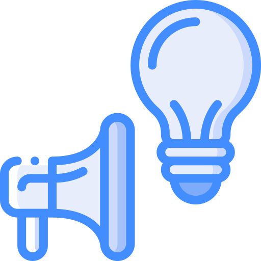 Lightbulb Basic Miscellany Blue icon