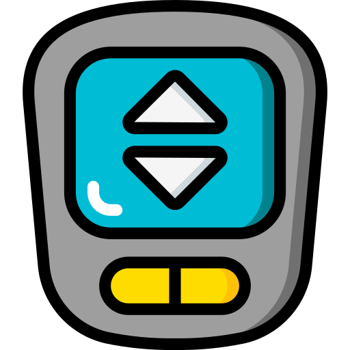 Pedometer Basic Miscellany Lineal Color icon