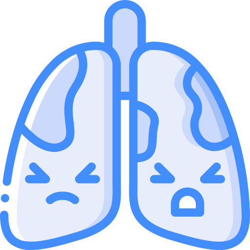 Lungs Basic Miscellany Blue icon