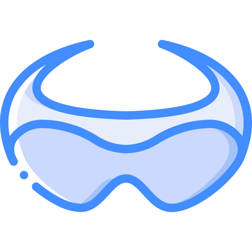 очки для плавания Basic Miscellany Blue иконка