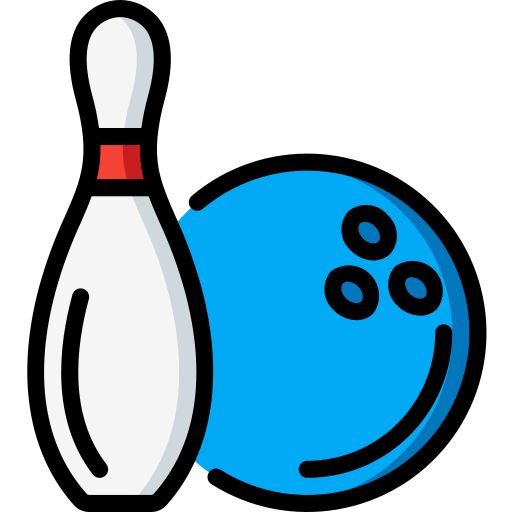 bowlingkugel Basic Miscellany Lineal Color icon