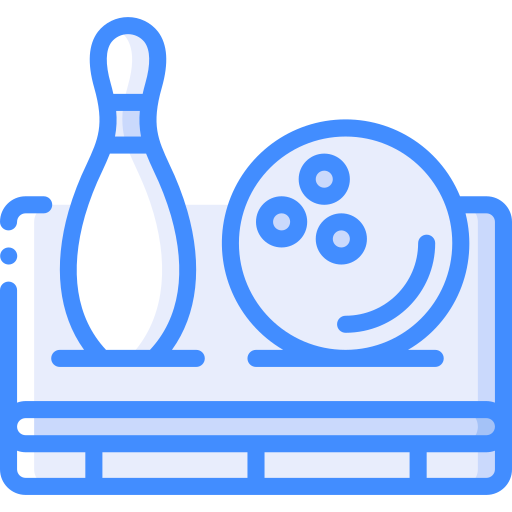 Bowling ball Basic Miscellany Blue icon