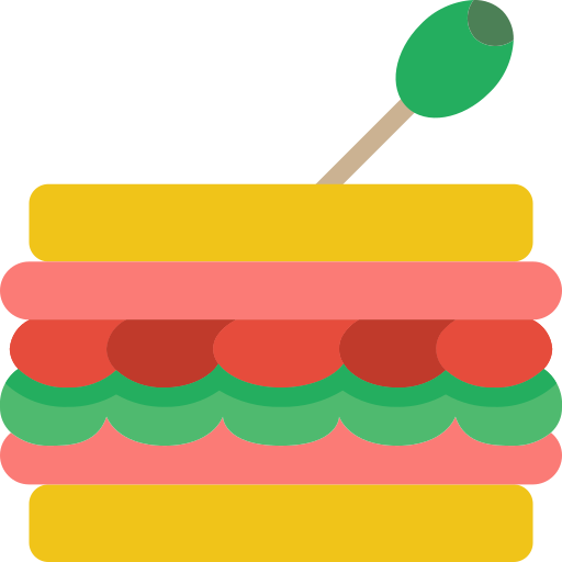 kanapka Basic Miscellany Flat ikona