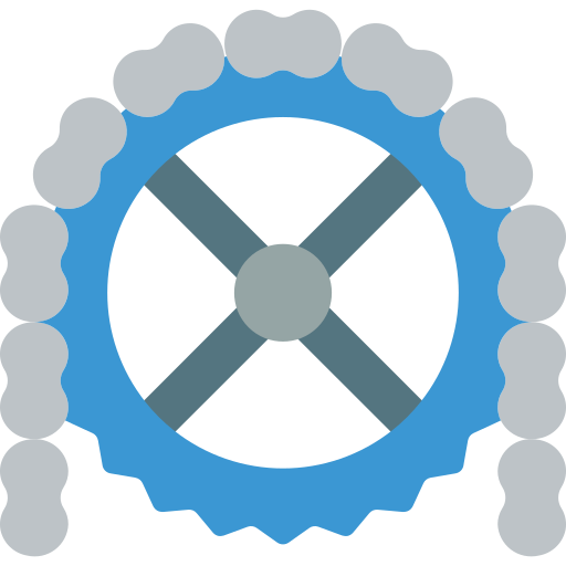 Cogwheel Basic Miscellany Flat icon