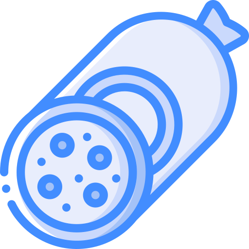 salami Basic Miscellany Blue icon