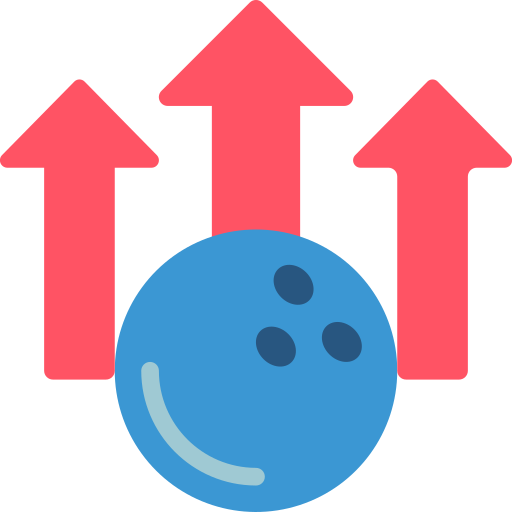 Bowling ball Basic Miscellany Flat icon