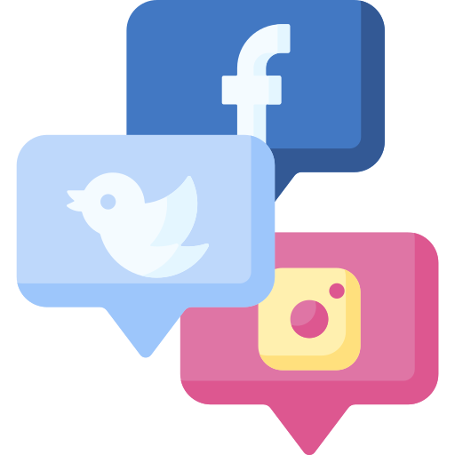 Social networks Special Flat icon
