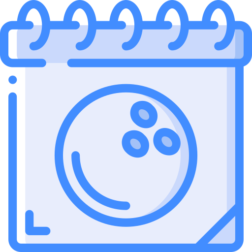 カレンダー Basic Miscellany Blue icon