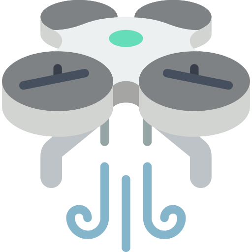 Drone Basic Miscellany Flat icon