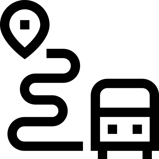 ruta Basic Straight Lineal icono