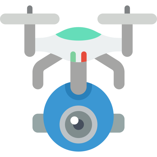 Drone Basic Miscellany Flat icon