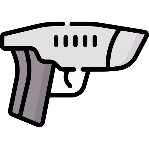 Laser gun Special Lineal color icon