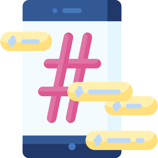 Hashtag Special Flat icon