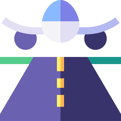runway Basic Straight Flat icon