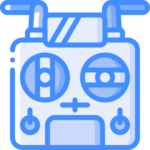 Remote Basic Miscellany Blue icon