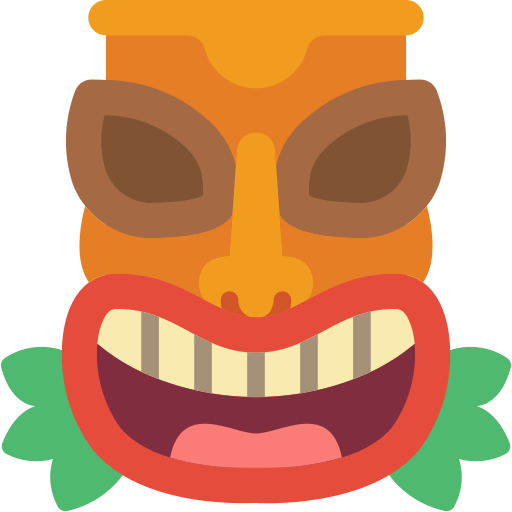 Tiki mask Basic Miscellany Flat icon