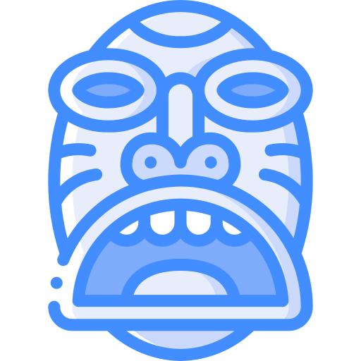 maska tiki Basic Miscellany Blue ikona