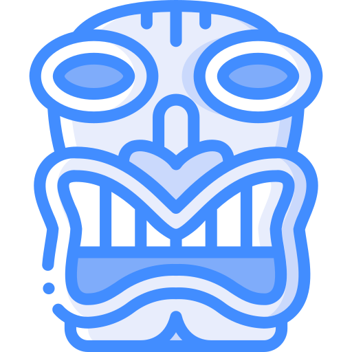 маска Тики Basic Miscellany Blue иконка