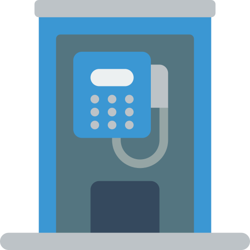 Телефонная будка Basic Miscellany Flat иконка