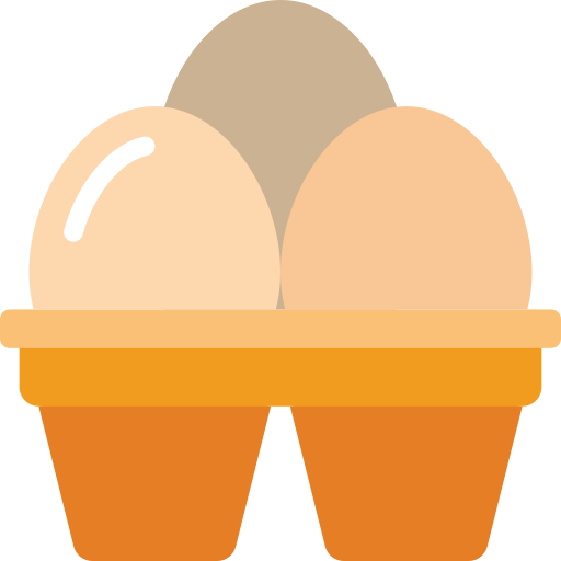 huevos Basic Miscellany Flat icono