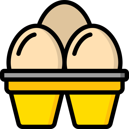 卵 Basic Miscellany Lineal Color icon