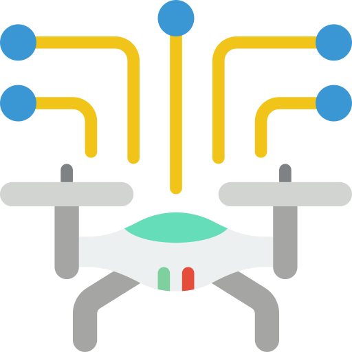 Drone Basic Miscellany Flat icon