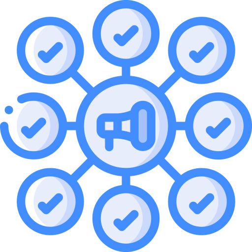 네트워킹 Basic Miscellany Blue icon