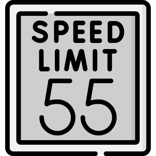 Speed limit Special Lineal color icon