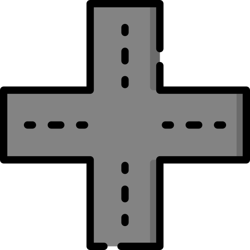 intersección Special Lineal color icono