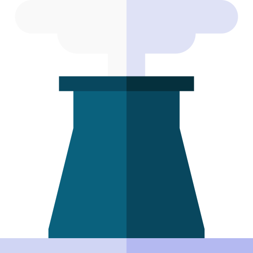 発電所 Basic Straight Flat icon