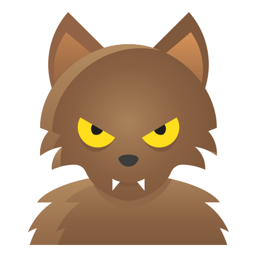 Werewolf Generic Flat Gradient icon