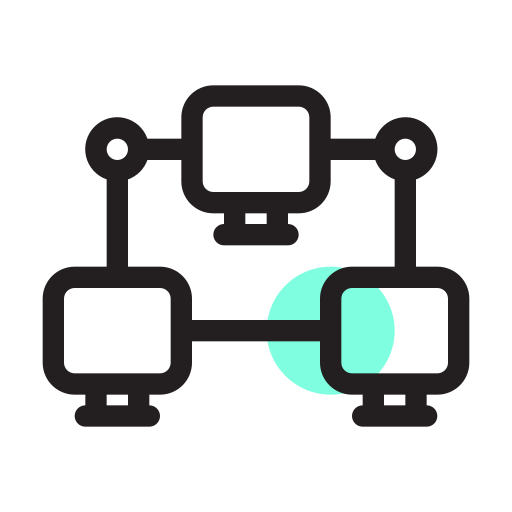 réseaux informatiques Generic Rounded Shapes Icône