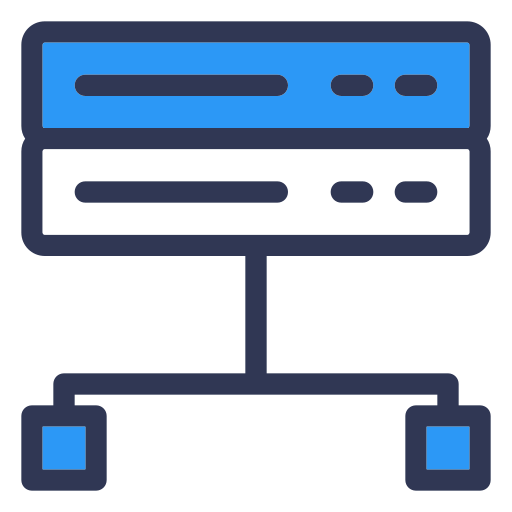 archiviazione del server Generic Blue icona