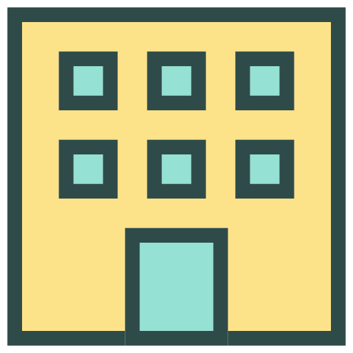 建物 Generic Outline Color icon