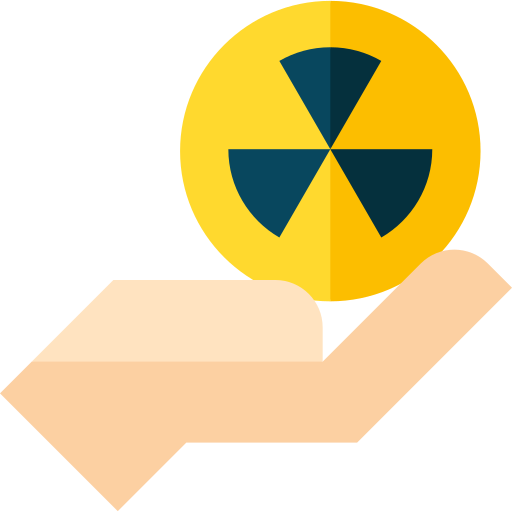 核エネルギー Basic Straight Flat icon