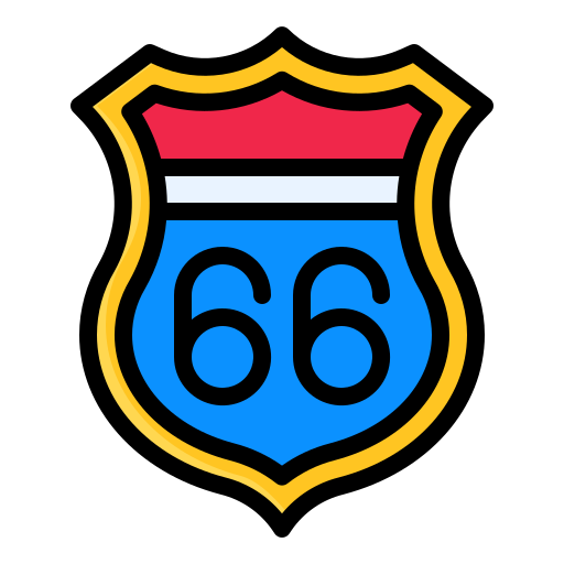 Route 66 Generic Outline Color icon