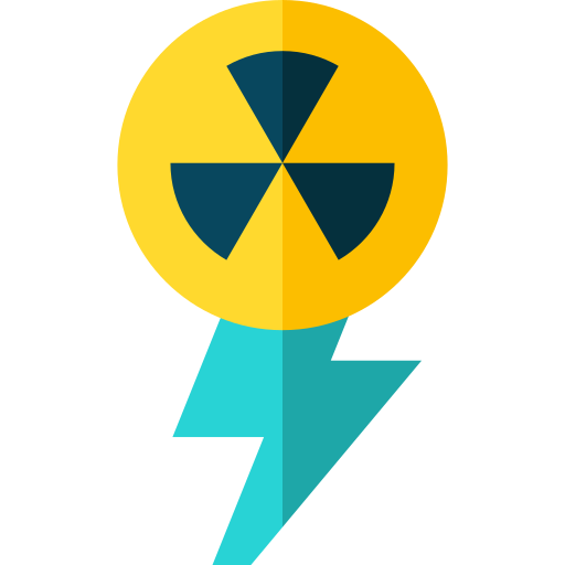 kernenergie Basic Straight Flat icon