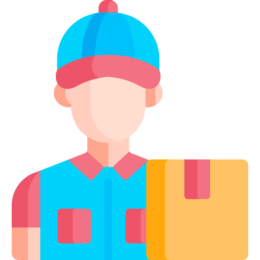 Delivery man Special Flat icon