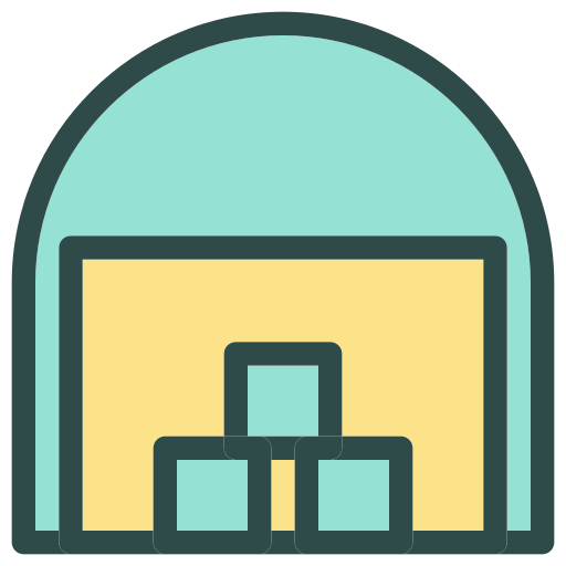 Warehouse Generic Outline Color icon