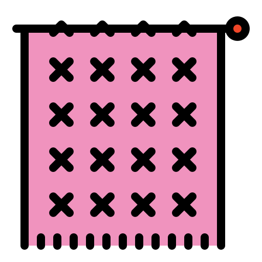 Crochet Generic Outline Color icon
