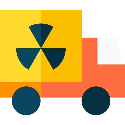 Truck Basic Straight Flat icon