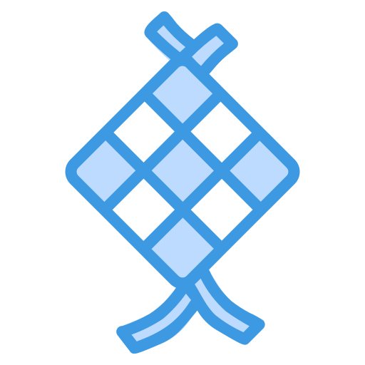 ketupat Generic Blue icoon