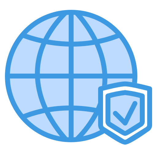 dataveiligheid Generic Blue icoon
