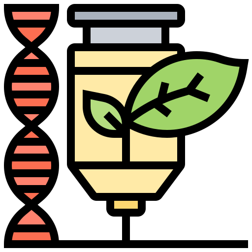 Genetic modification Meticulous Lineal Color icon