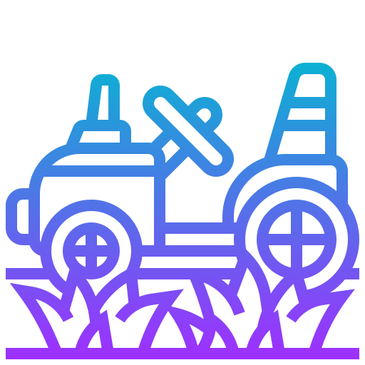 Tractor Meticulous Gradient icon