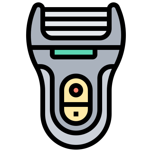 afeitadora eléctrica Meticulous Lineal Color icono