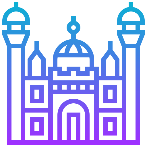 moschea badshahi Meticulous Gradient icona