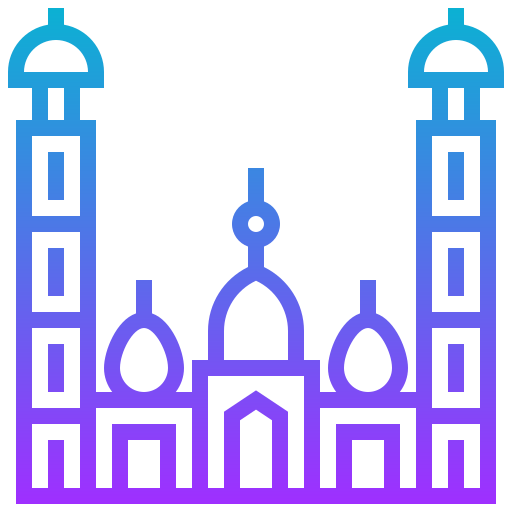 jama moskee Meticulous Gradient icoon